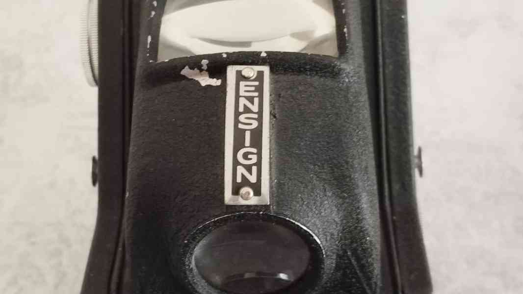 Starý anglický fotoaparát ENSIGN Ful-Vue – Made in England - foto 10