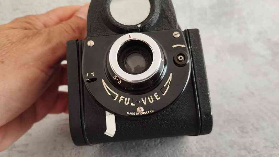 Starý anglický fotoaparát ENSIGN Ful-Vue – Made in England - foto 9