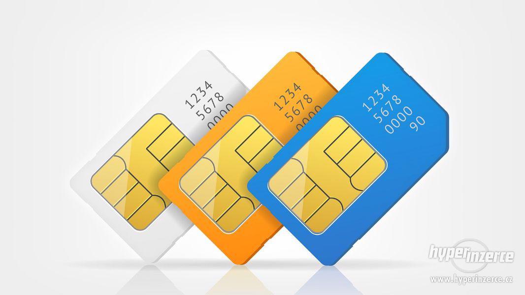 SIM karty, hezká čísla výprodej - foto 1