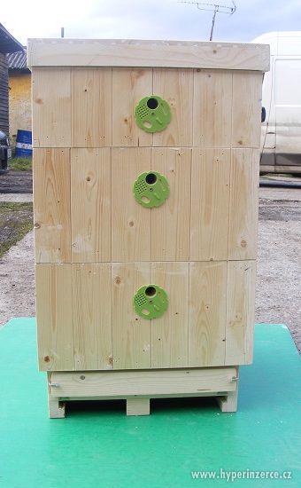 Teplený palubkovaný včelí úl - HT2 + polonástavek - foto 1
