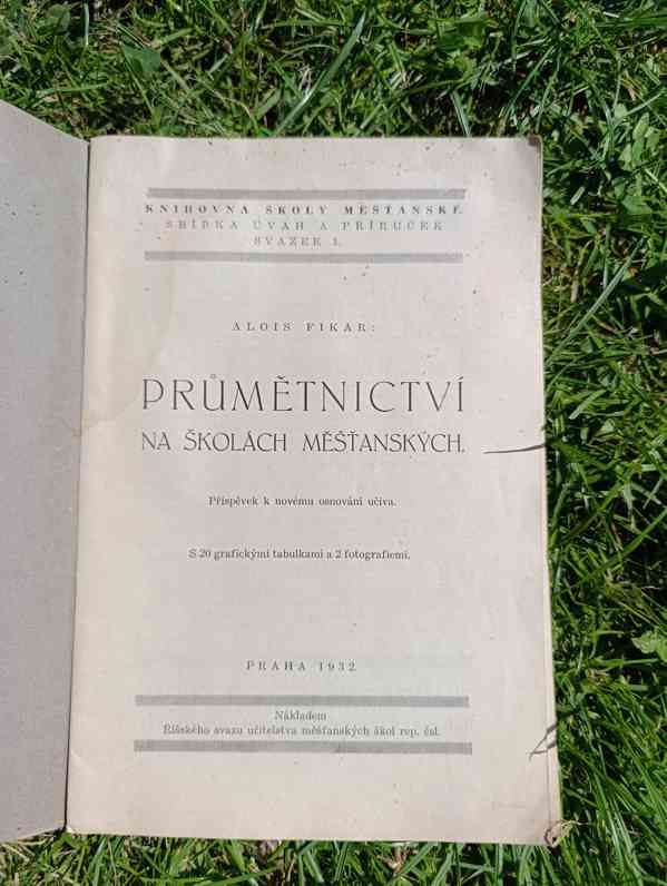 Průmětnictví na školách měšťanských Alois Fikar 1932 - foto 2