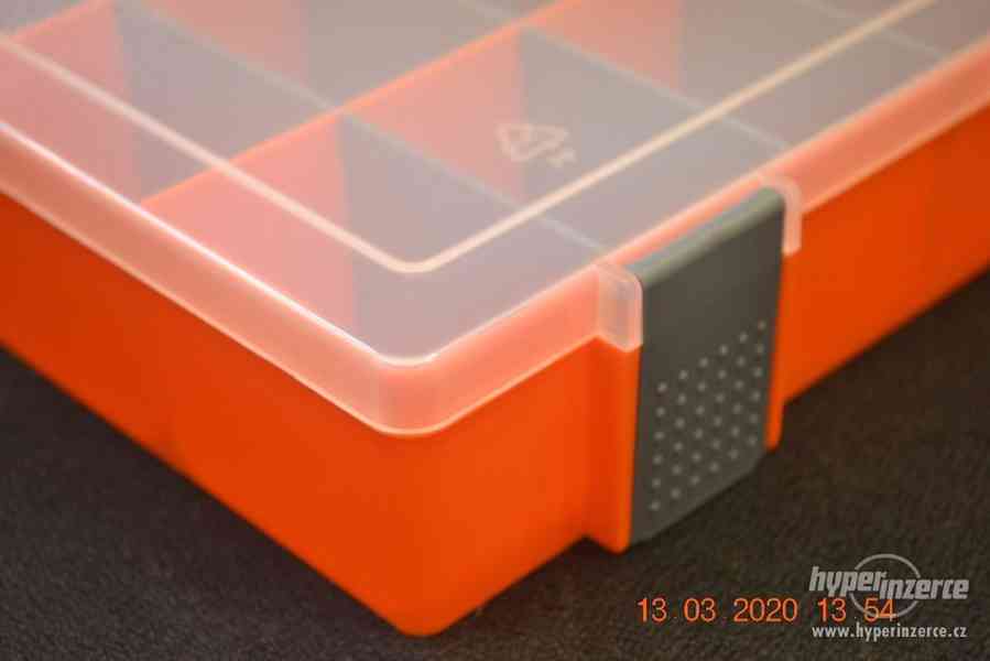 Plastové krabičky/organizery 25x16x4,5 cm - foto 8