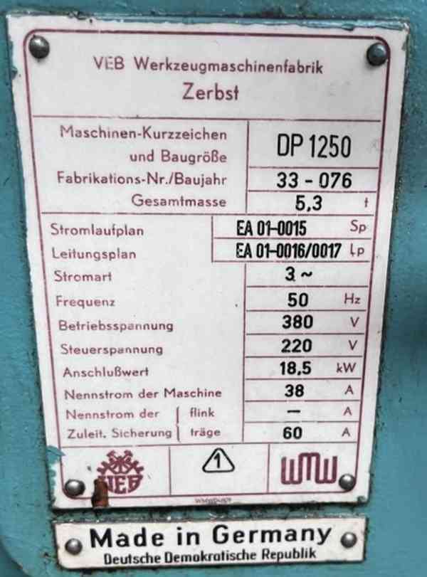 Lícní soustruh DP 1250 (15857.) - foto 16