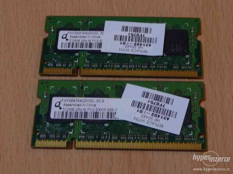 SO-DIMM DDR2 1GB (2x512MB) 667MHz - foto 1
