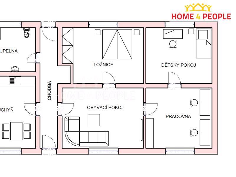 Prodej rodinného domu 150 m2 , pozemek 810 m2