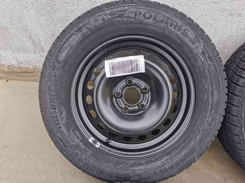 195/65R15 škoda scala 6x15 5x100 ET35 zimní pneu  - foto 4