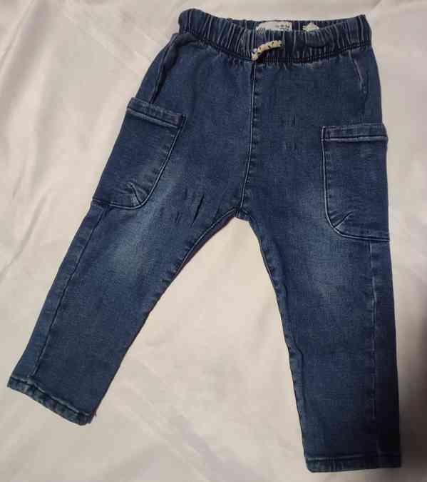 Dětské džíny s kapsami, Zara baby, vel. 18-24 měs. - foto 1