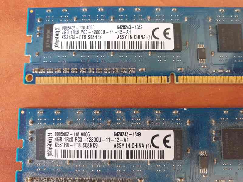 Paměti do PC4x4GB (16GB) DDR3 1600MHz - foto 3