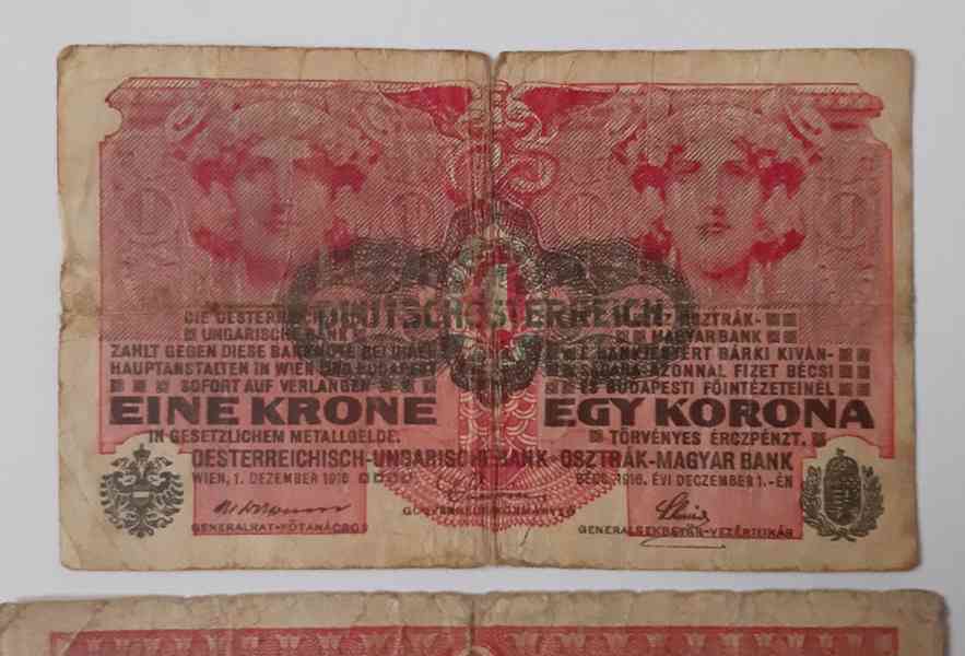 Konvolut bankovky Rakousko-Uhersko / Deutschösterreich - foto 3