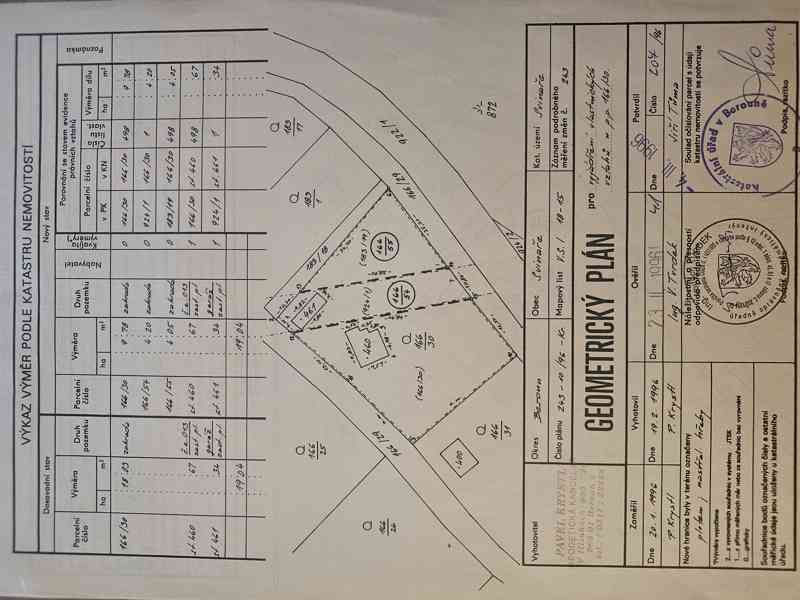 Stavební pozemek 1904m2 - Svinaře Lhotka - foto 11
