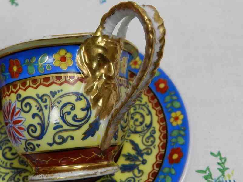 Krásný porcelánový Hrnek Šapo Vídeň Empír - foto 7