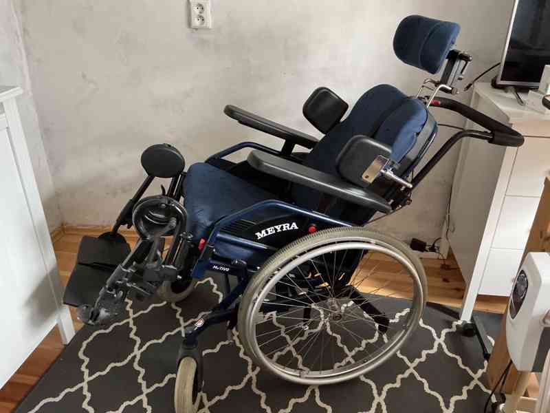 Invalidní křeslo vozík polohovatelné  - foto 4