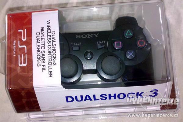PS3 Dualshock 3 Black, Nerozbalený, Nový, Super Cena SIXASIS - foto 1