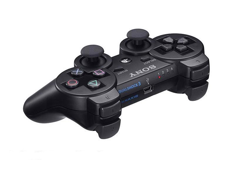 PS3 Dualshock 3 Black, Nerozbalený, Nový, Super Cena SIXASIS - foto 4