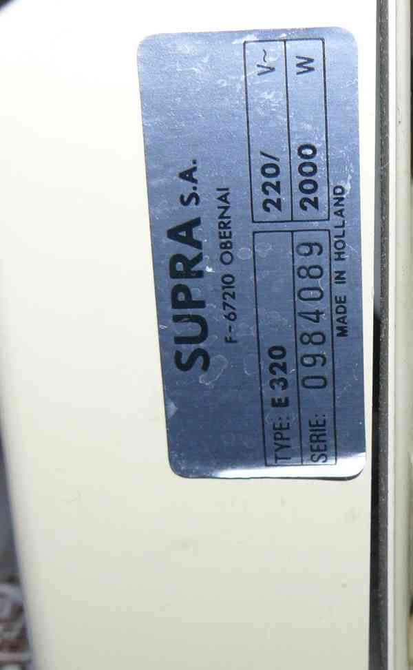 Přenosný olejový radiátor 2000 W  SUPRA Holandsko - foto 4