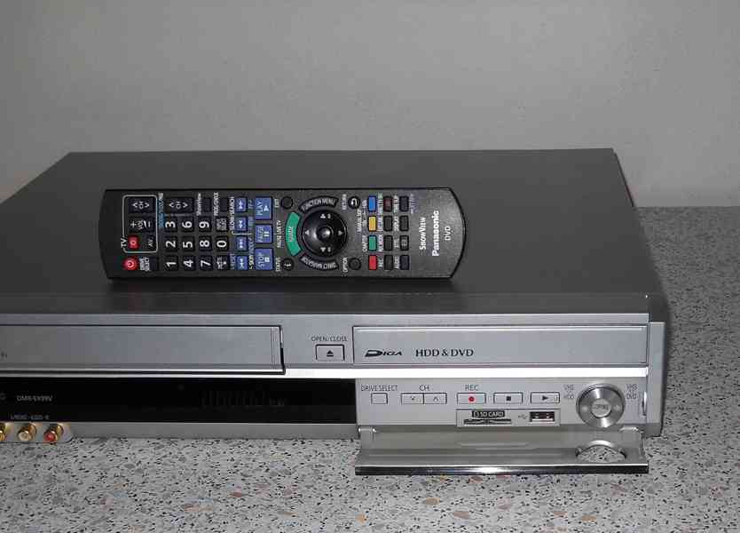 ⚠️ VHS-HDD-DVD rekordér Panasonic DMR EX99 - foto 5