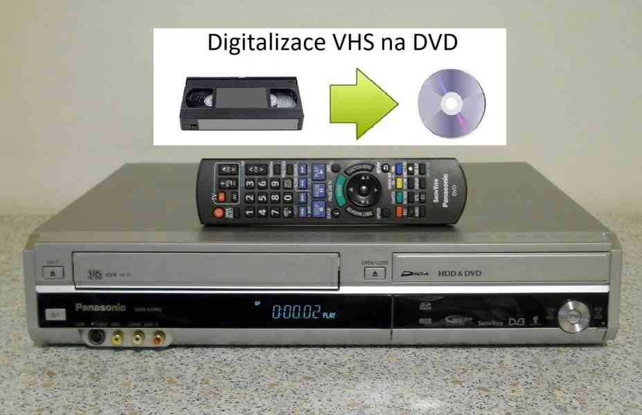 ⚠️ VHS-HDD-DVD rekordér Panasonic DMR EX99