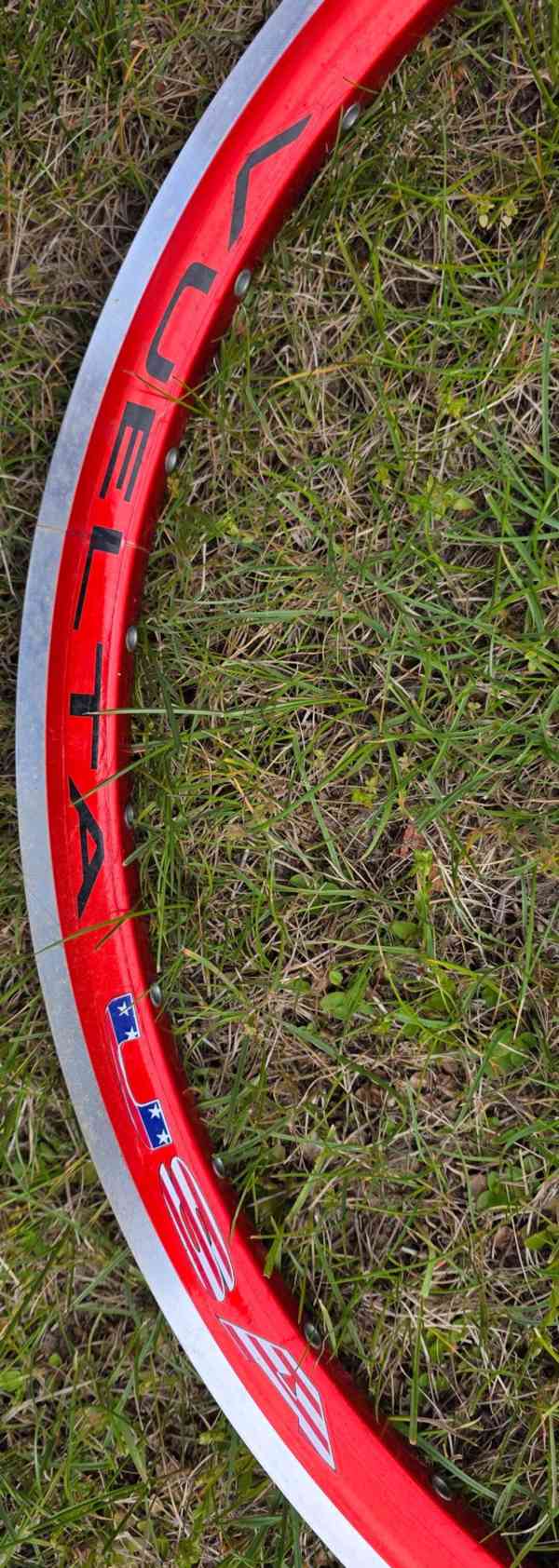Duralové 26" ráfky VUELTA Airline, červená metalíza - foto 3