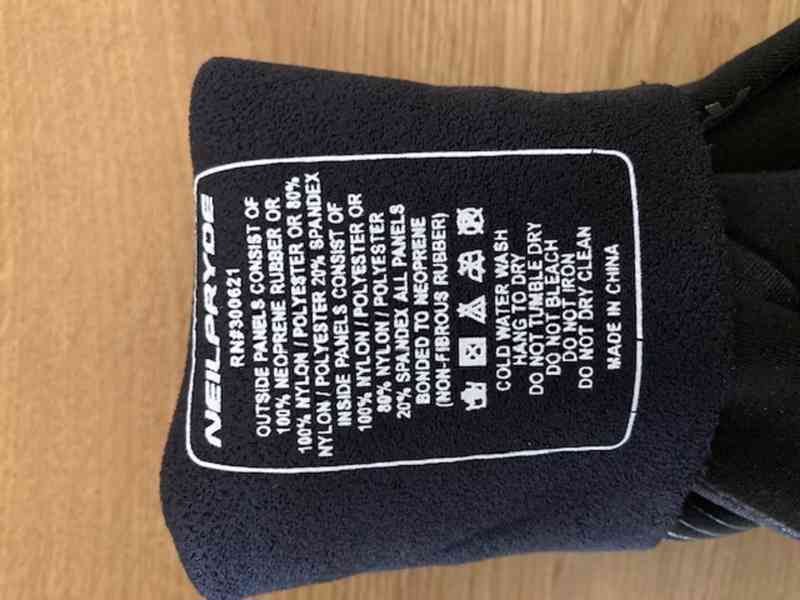 Neoprenové rukavice Neil Pryde, 1,5 mm, vel. L - foto 5