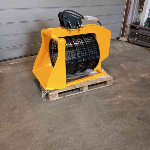 Prosévací lžíce. třídící lopata, třídička na bagr - foto 4