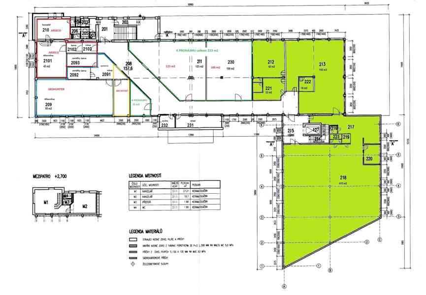 Pronájem kanceláře 25m2 - 400m2+parkování - foto 8