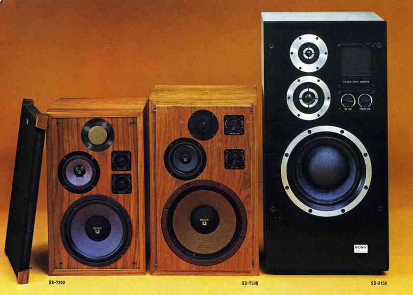 ♫ Pěkné vintage stereo regálovky SONY SS-7200 ♫ 25cm BASS - foto 12
