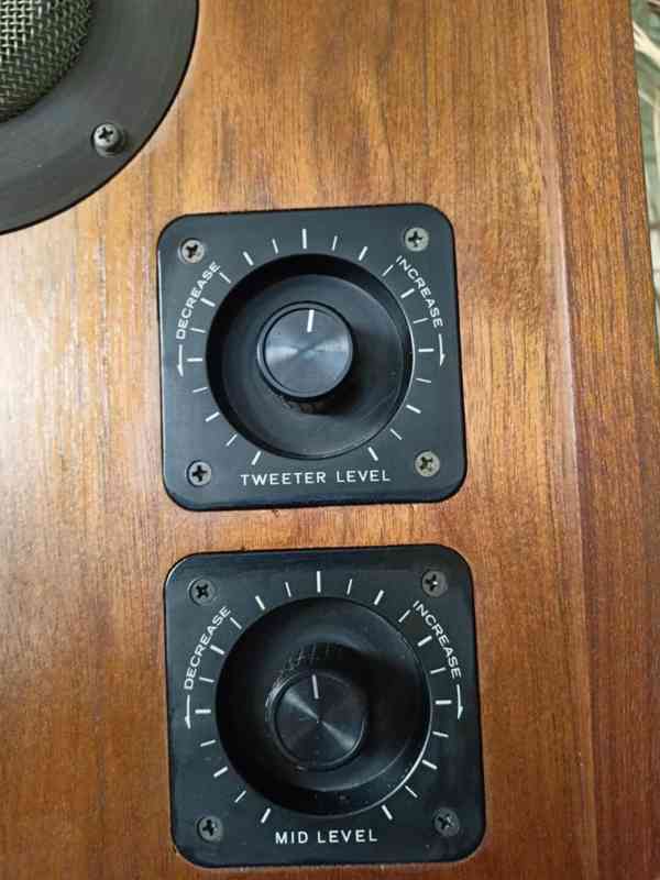 ♫ Pěkné vintage stereo regálovky SONY SS-7200 ♫ 25cm BASS - foto 4