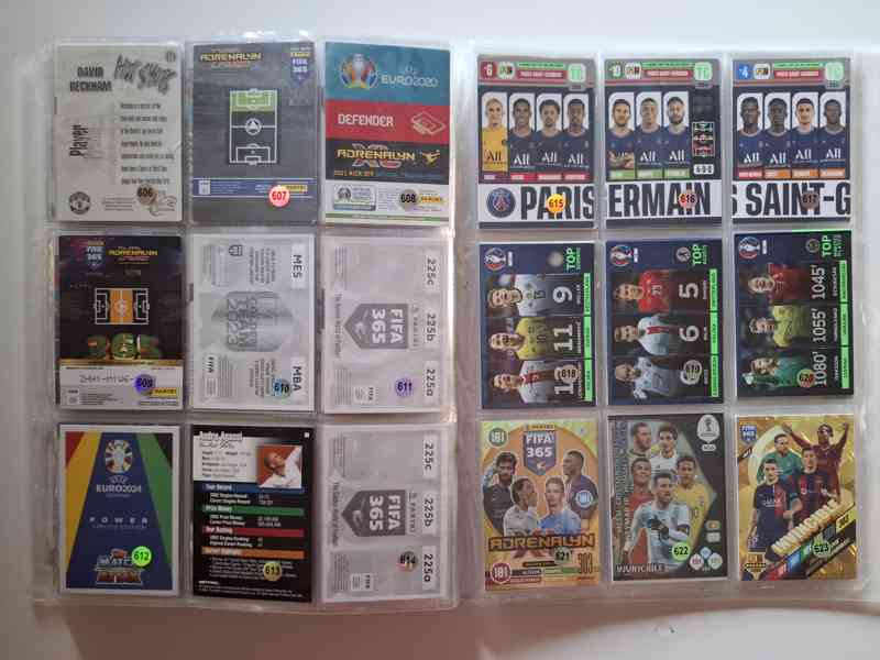 Fotbalové karty a nálepky Panini nebo Topps - foto 2