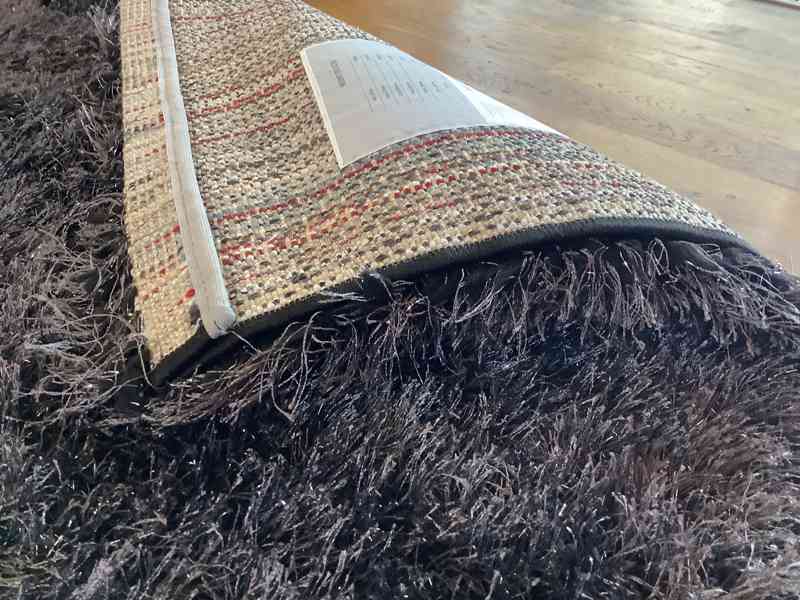 Heboučký koberec s vysokým vlasem 80x150 cm NOVÝ - foto 3