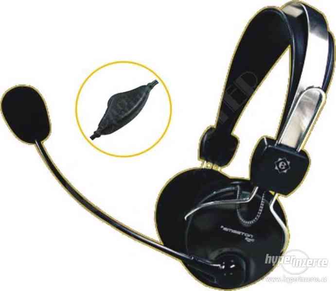 Sluchátka s mikrofonem Emgeton Headphones E2C nové nepoužité - foto 3