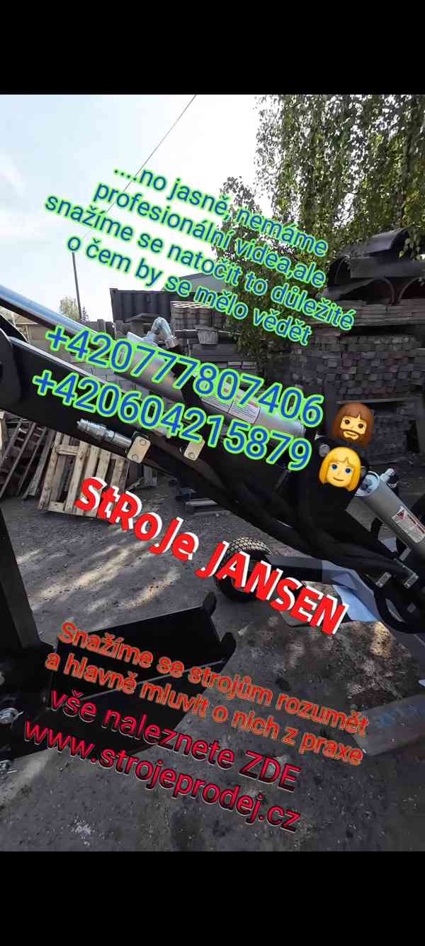 Minibagr Jansen MB-360°  benzínový kráčející bagr nový - foto 11