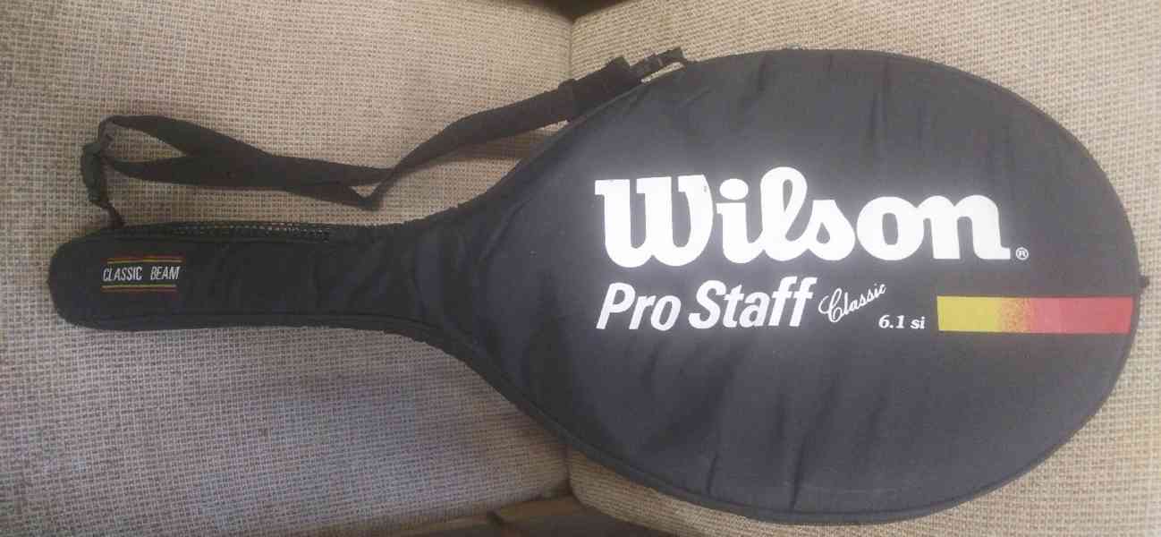 Tenisova raketa Wilson Pro Staff Classic 6.1 Si + pouzdro - foto 2