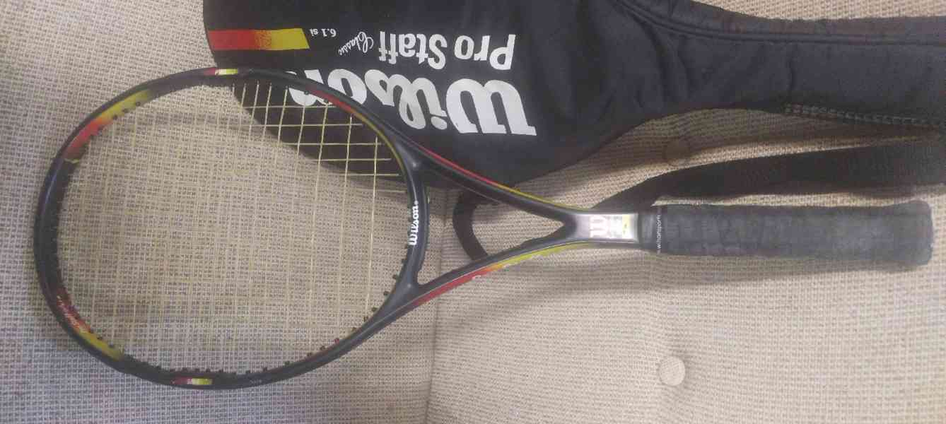 Tenisova raketa Wilson Pro Staff Classic 6.1 Si + pouzdro - foto 3