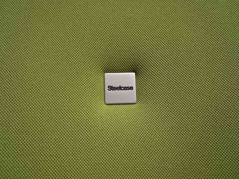 Kolečková židle Steelcase 57400, zelená černá - foto 6
