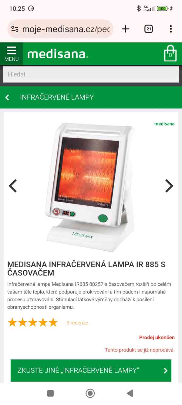 Prodám UV lampu Medisana.IR 885 - foto 4