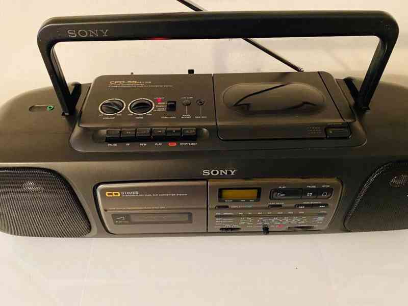 Radiomagnetofon/CD Sony CFD-55MKIIs, 90.léta - foto 6