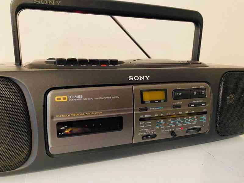 Radiomagnetofon/CD Sony CFD-55MKIIs, 90.léta - foto 4