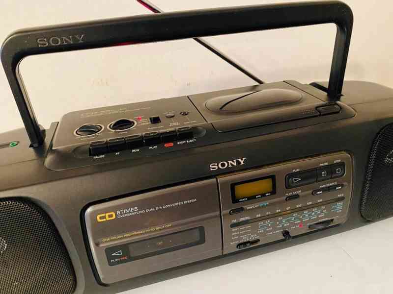 Radiomagnetofon/CD Sony CFD-55MKIIs, 90.léta - foto 3