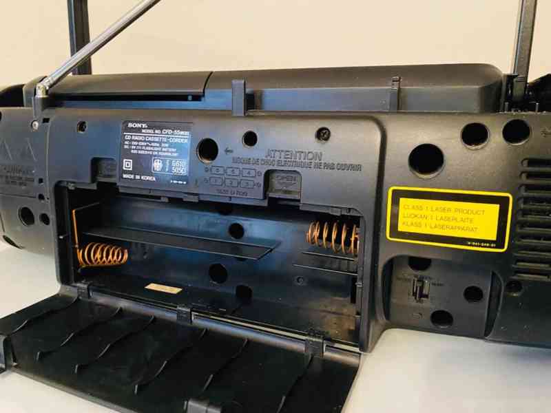 Radiomagnetofon/CD Sony CFD-55MKIIs, 90.léta - foto 11
