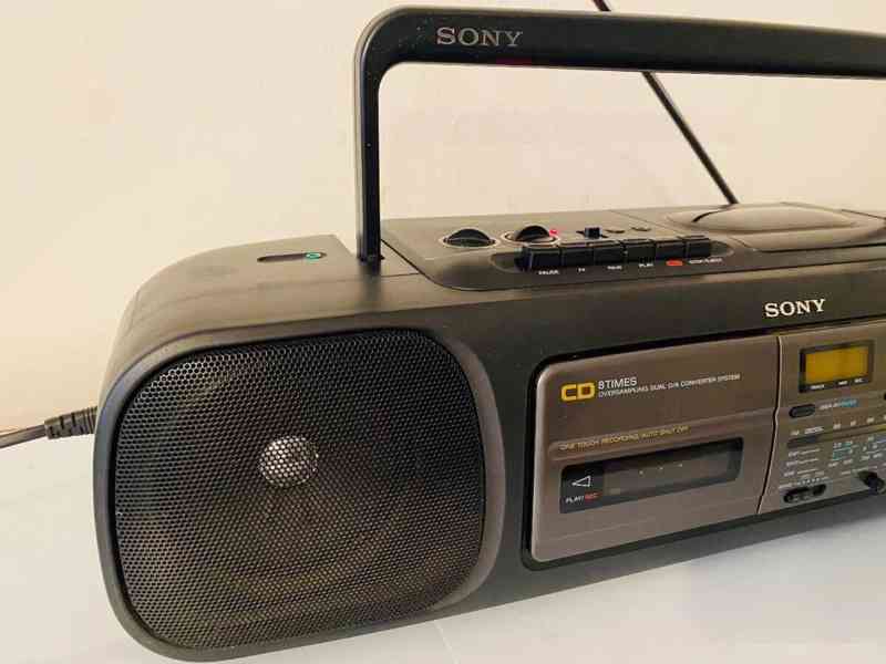 Radiomagnetofon/CD Sony CFD-55MKIIs, 90.léta - foto 2