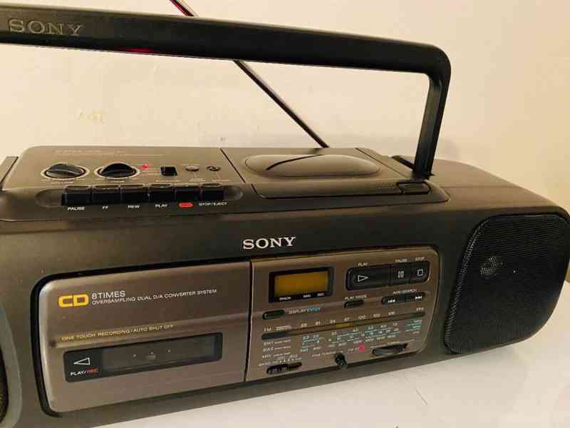 Radiomagnetofon/CD Sony CFD-55MKIIs, 90.léta - foto 8