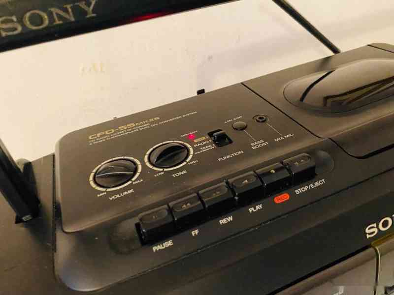 Radiomagnetofon/CD Sony CFD-55MKIIs, 90.léta - foto 7