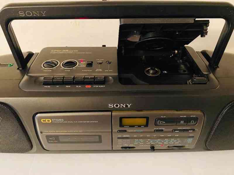 Radiomagnetofon/CD Sony CFD-55MKIIs, 90.léta - foto 9