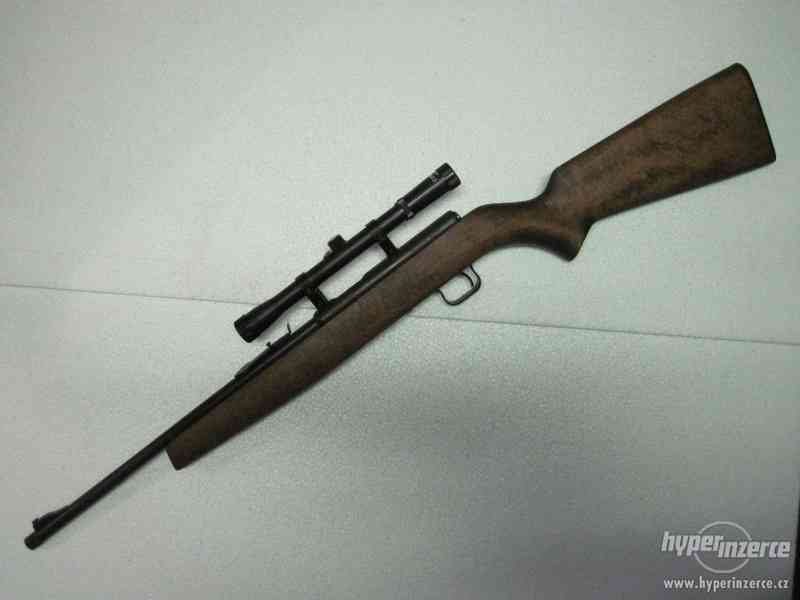 flobertka puška MZ06- Balalayka- 6mm Flobert s optikou COMET - foto 1