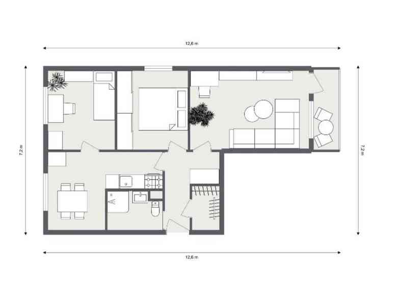 Pronájem 3+1, 68m2 (s balk.) (Františkov, ul. Jáchymovská) - foto 16