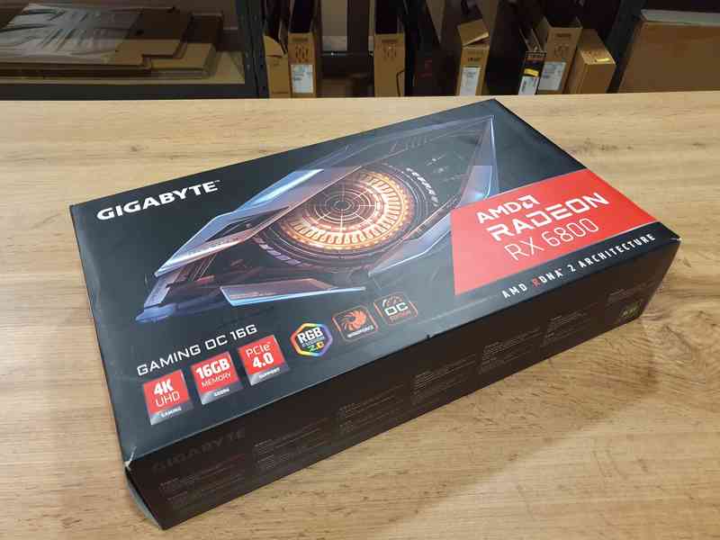 Zánovní herní grafická karta GIGABYTE AMD RX 6800 16GB - foto 2