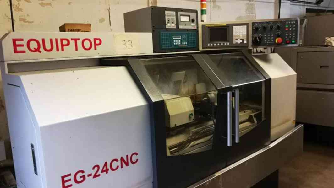 EQUIPTOP HITECH CORP.  EG - 24 CNC Bruska Hrotová - foto 2