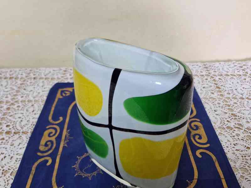 Luxusní velmi masivní autorská Váza  - foto 4