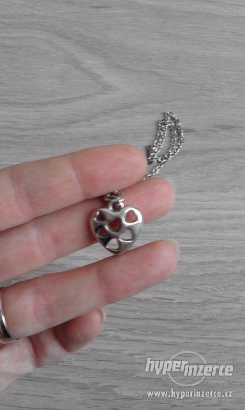 893 - řetízek se srdíčkem - foto 2
