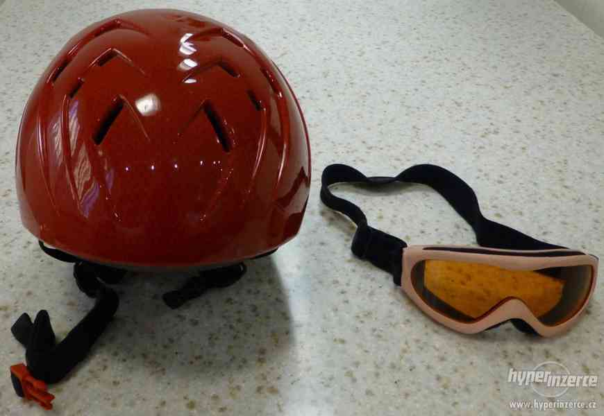Dětská lyžařská helma Blizzard + brýle TECNO - foto 3